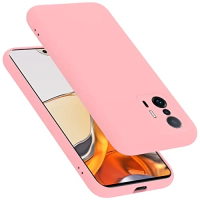 Afbeelding van Cadorabo Hoesje geschikt voor Xiaomi 11T / PRO in LIQUID ROZE Beschermhoes gemaakt van flexibel TPU silicone Case Cover