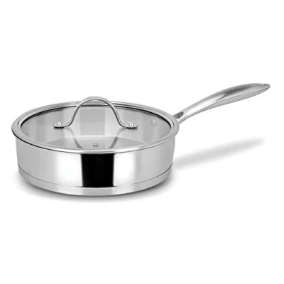 Afbeelding van Sitram Sauteuse inox charleston ø 24cm . hoogte 5.5 cm 711608