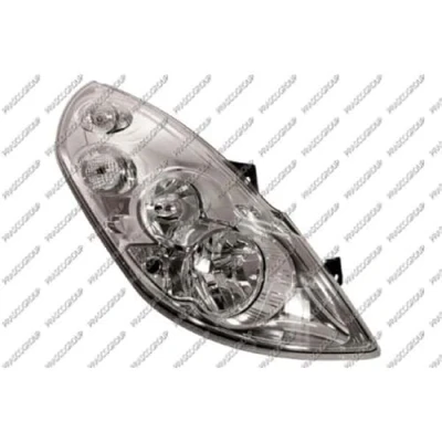 Afbeelding van PRASCO OP9544923 Koplampen rechts H7/H7/H1 Met knipperlamp Zonder afregelmotor voor LWR OPEL: Movano B Minibus, Van