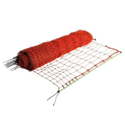 Afbeelding van Gallagher kippennet enkele pen 112cm oranje 50 meter