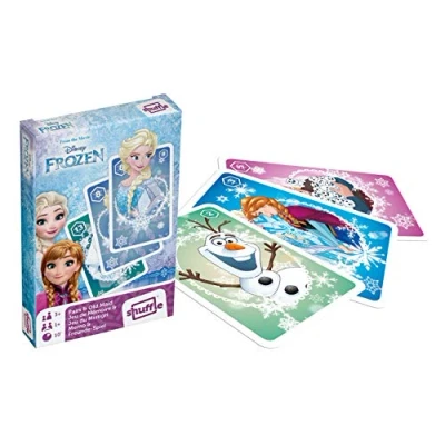Afbeelding van Shuffle Kaartspel 2 in 1 Disney Frozen Karton 25 delig