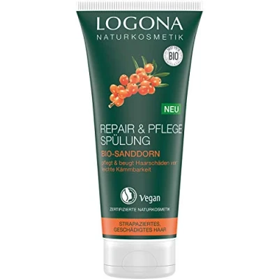 Afbeelding van LOGONA Naturkosmetik Repair &amp; Care Bio Duindoorn Conditioner Intesive voor droog en beschadigd haar, 200 ml