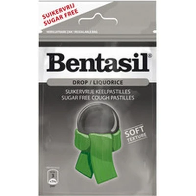 Afbeelding van Bentasil Drop Zwart 12 Zakjes