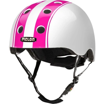 Afbeelding van Melon Urban Active Dd Fietshelm Wit/roze Maat 58 63 Cm