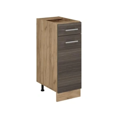 Afbeelding van Vicco Keukenonderkast R Line, Edel grijs/Krachtige eik goud, 30 cm zonder werkblad