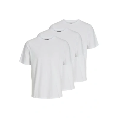 Afbeelding van Jack &amp; Jones Jacunder TEE CREW NECK 3 PACK Hemd, Heren, Maat: Small, White