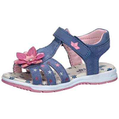 Afbeelding van Brütting Ohio Uniseks wandelschoenen voor kinderen, laagblauw, roze, 28 EU, roze en blauw