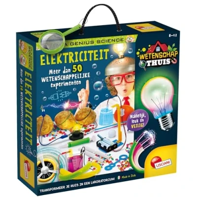 Afbeelding van LISCIANI Ik ben een elektrotechniek meer dan 50 wetenschappelijke experimenten op elektriciteit inclusief materiaal educatief spel voor kinderen vanaf 8 jaar gemaakt in Italië