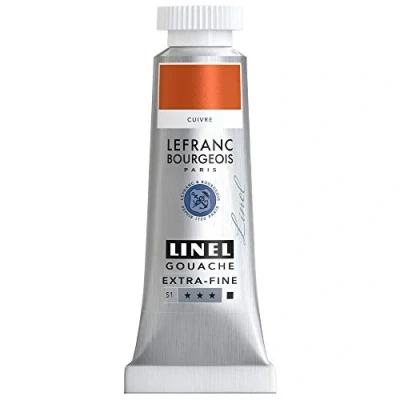 Afbeelding van Lefranc &amp; Bourgeois Linel Gouache Extra Fine Copper 234 14ml