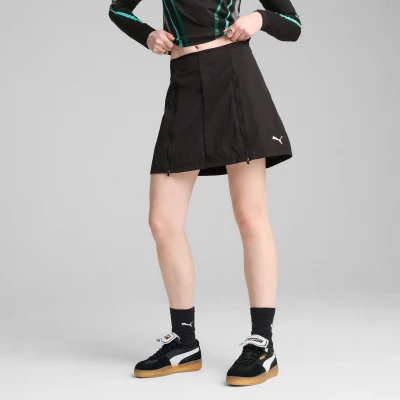 Afbeelding van DARE TO geweven rok met rits voor Dames, Zwart, Maat XL PUMA
