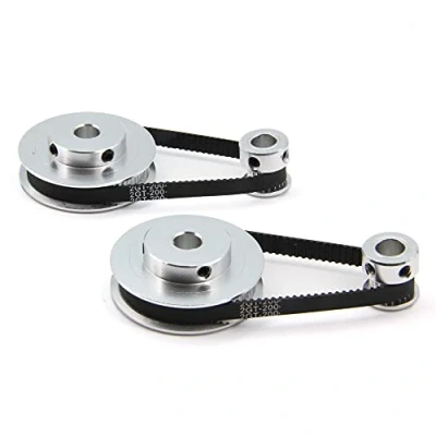 Afbeelding van Befenybay 2 set 2GT Synchroon wiel 20 en 60 tanden, 8 mm boring tandriemschijf aluminium met stuks, 200 x 6 (l b), 60T 8B