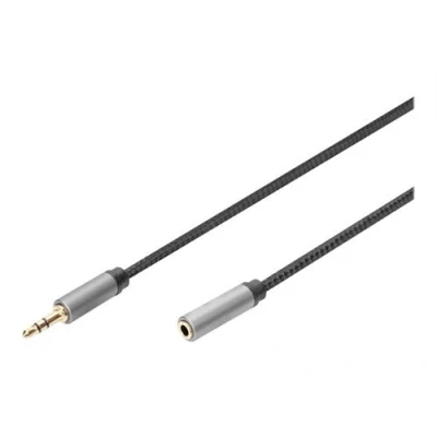 Afbeelding van Digitus DB 510210 018 S, 3.5mm, Mannelijk, Vrouwelijk, 1,8 m, Zwart