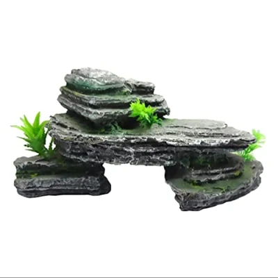 Afbeelding van Duvoplus Aquariumdecoratie Vissen Decoratie Rots 32x13x15 1st