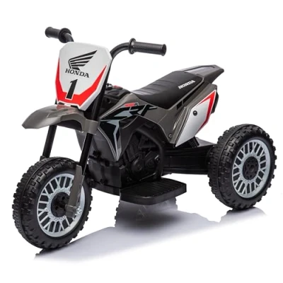 Afbeelding van Honda elektromotor voor kinderen vanaf 3 jaar, elektrische motorfiets kinderen, voertuigen 1 x 30 W, km/u (grijs)