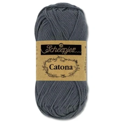 Afbeelding van Frida&#039;s Wollhaus Scheepjes Catona Amigurumi breiwol, 100% katoen, 10 g, 113 kleuren (393 houtskool)