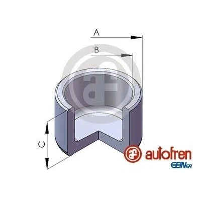 Afbeelding van AUTOFREN SEINSA D025714 Zuiger, remklauw 57 LOCKHEED FORD: Transit Mk2 Platform / Chassis