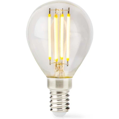 Afbeelding van LED lamp E14 Kogel Nedis (4.5W, 470lm, 2700K)