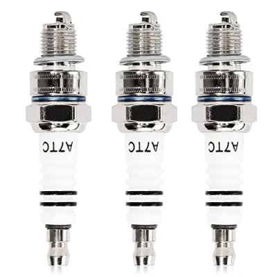Afbeelding van QAZAKY Set van 3 A7TC kaarsen voor GY6 50cc 70cc 90cc 110cc 125cc 150cc ATV scooter vuile fiets Go Kart Quad Buggy TaoTao Buyang Roketa Sunl Baja Kymco Chinees
