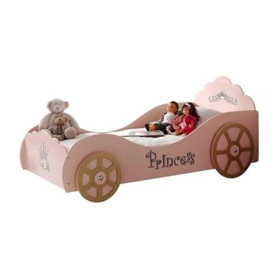 Image de lit voiture Princesse Pinky Rose MDF Vipack