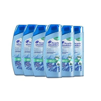 Afbeelding van 6x Head &amp; Shoulders Pure Intense Shampoo 250 ml