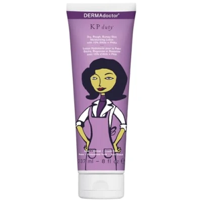 Image de DERMAdoctor KP Duty Moisturizing Lotion Crème pour le corps formulée par des Dermatologues la Kératose Pilaire Lisse peau sèche, Rugueuse, bosselée Hydrate et adoucit 10% AHAs+PHAs