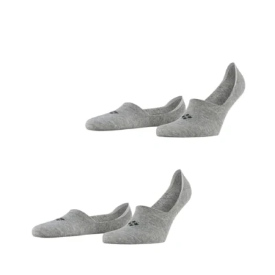 Afbeelding van Burlington Everyday 2PACK Hidden IN SHOE Enkelsokken, Heren, Maat: 43/44, Light grey