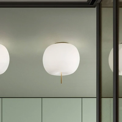 Afbeelding van Kundalini Kushi 16 plafondlamp, Ø cm, messing