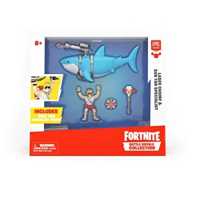 Afbeelding van Fortnite 63668 bruiningsspecialist op zonne energie, laser haai, met figuur van de meester zwemmer, 63668, meerkleurig