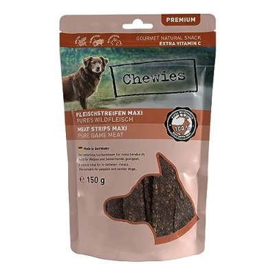 Afbeelding van Chewies vleesstrips kauwstaven wild 1x150 gr.