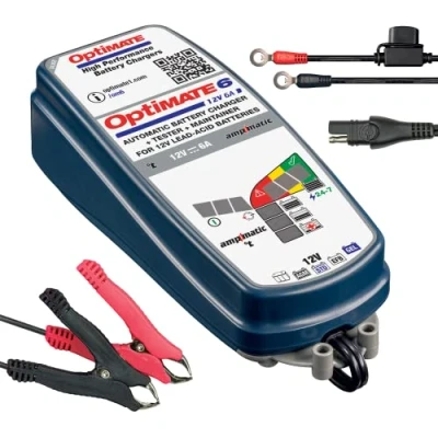 Afbeelding van Tecmate Optimate 6 Ampmatic Acculader 12V / 9A Druppellader TM360