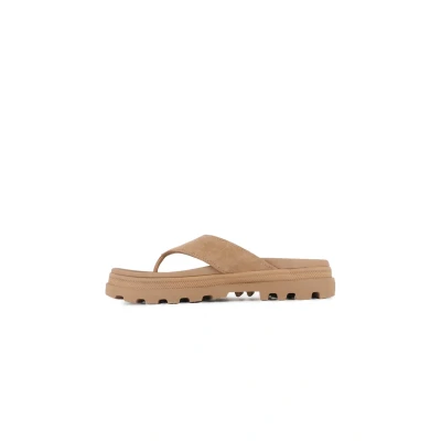 Afbeelding van Palladium Dunelite AZUR SDE Teensandalen, Heren, Maat: 39, Dear brown Leer