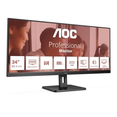 Afbeelding van Monitor AOC U34E2M WQHD 34&quot; 100 Hz
