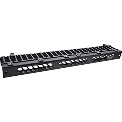 Afbeelding van InLine Kabelgeleidingsplaat voor schakelkast, Accessoires serverkasten, Zwart