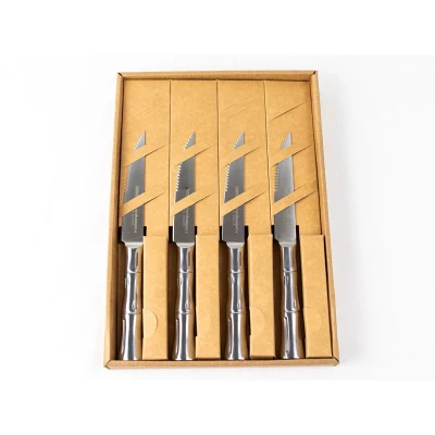 Afbeelding van Samura Bamboo Steak Messenset 4 Delig