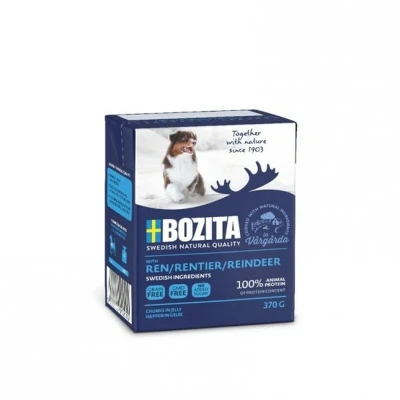 Afbeelding van Bozita Hapjes in Gelei 12 x 370 g Hondenvoer Rendier