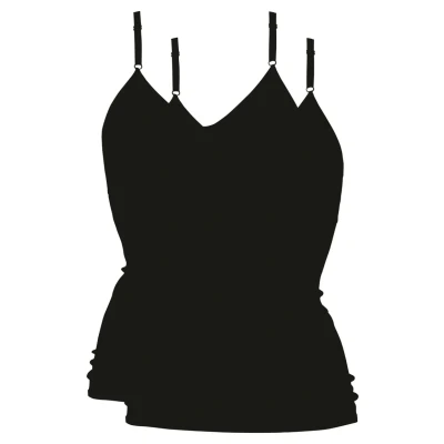 Afbeelding van mey 2ER PACK Noblesse Hemd, Dames, Maat: 44, Schwarz