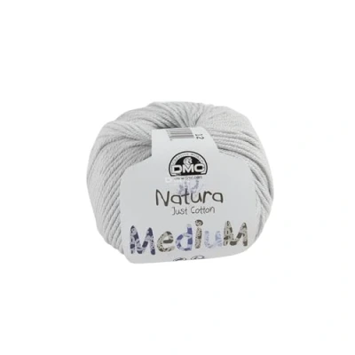 Afbeelding van DMC Natura 100% katoenen garen (12), grijs, 50 g