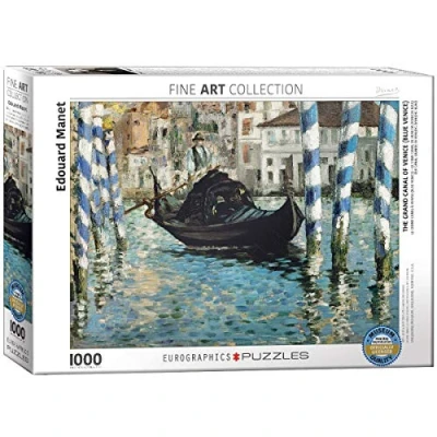 Afbeelding van Eurographics puzzel Eduard Manet Het grote kanaal van Venetie (1000)