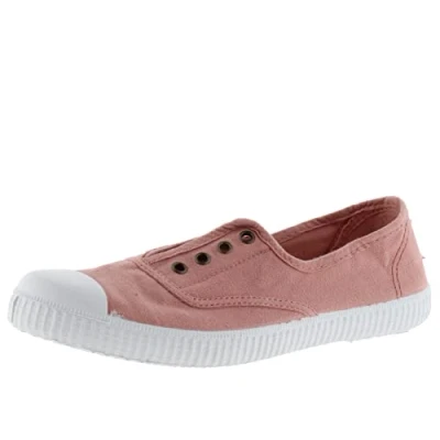 Afbeelding van Victoria Shoes Sneakers laag, Dames, Maat: 38, Nude Katoen