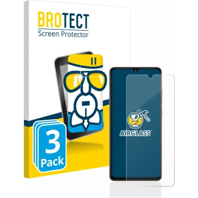 Afbeelding van BROTECT Screenprotector voor Samsung Galaxy A41 Folie Beschermfolie Beschermglas transparant (3 Stuks)