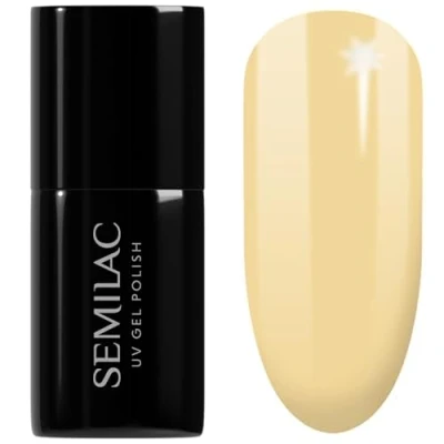 Afbeelding van Semilac Hybrid 589 UV nagellak petuniengeel 7ml