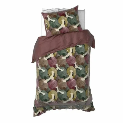 Afbeelding van De Witte Lietaer Goliath Dekbedovertrek Eenpersoons 140x200/220 cm Bordeaux