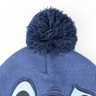 Afbeelding van Kindermuts Stitch Blauw (Één maat)