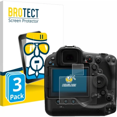Afbeelding van BROTECT Screenprotector voor Canon EOS R3 Folie Beschermfolie Beschermglas transparant (3 Stuks)