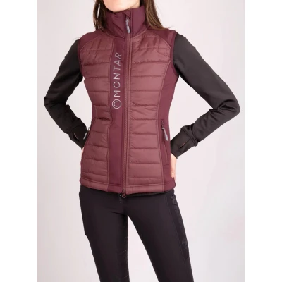 Afbeelding van Montar Bodywarmer Emma Quilt Plum XS