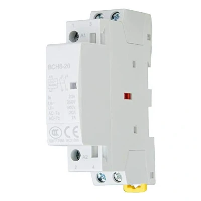 Afbeelding van AC wisselstroomschakelaar 2P 2NO huishoudelijk gebruik montage op DIN rail 20A 50/60Hz 220V 230V