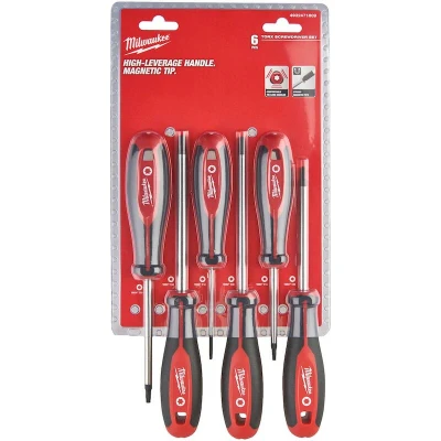 Afbeelding van MILWAUKEE 4932471809 Schroevendraaierset 6 T10, T15, T20, T25, T30, T40