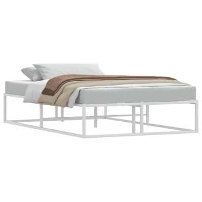 Afbeelding van vidaXL Bedframe zonder matras 120x200 cm wit
