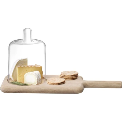 Afbeelding van L.S.A. Dine Schaal met Deksel ø 26 cm White / Porcelain