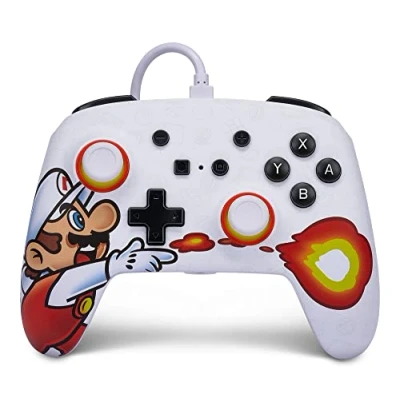 Afbeelding van PowerA Geavanceerde Bedrade Controller Nintendo Switch Firefall Mario